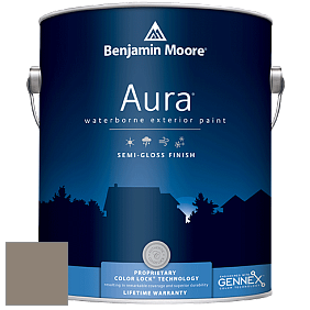 Benjamin Moore Aura 632 Waterborne Exterior Semi-Gloss Finish краска цвет 1545 Iron Gate