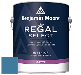 Benjamin Moore 548 IRegal Select Interior Paint - Matte краска цвет 804 Chicago Blues
