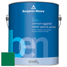 Benjamin Moore Ben W626 Premium Interior Latex Eggshell краска цвет NCS S 3560-G 
