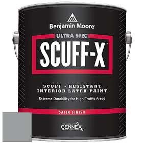 Benjamin Moore 486 Ultra Spec SCUFF-X Interior Satin Finish краска цвет 1600 Timber Wolf