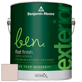 Benjamin Moore Ben 541 Waterborne Exterior Flat Finish краска цвет 2096-60 Light Mocha