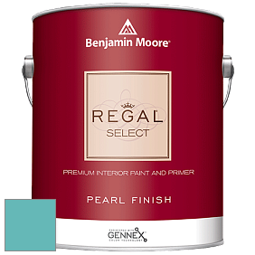 Benjamin Moore 550 Regal Select Waterborne Interior Pearl Finish краска цвет 740 Harbor Side Blue