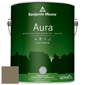 Benjamin Moore Aura 629 Waterborne Exterior Flat Finish краска цвет 511 Pine Grove