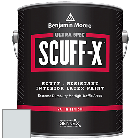 Benjamin Moore 486 Ultra Spec SCUFF-X Interior Satin Finish краска цвет 875 Blue Veil