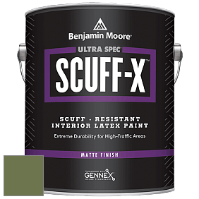 Benjamin Moore 484 Ultra Spec SCUFF-X Interior Matte Finish краска цвет 434 Herb Garden