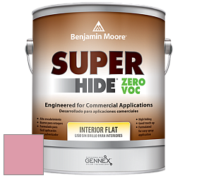 Benjamin Moore 355 Super Hide Zero Voc Interior Flat краска цвет 1340 Pink Ribbon