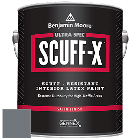 Benjamin Moore 486 Ultra Spec SCUFF-X Interior Satin Finish краска цвет 2125-30 Gray Shower