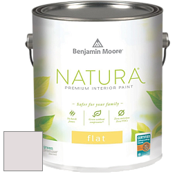 Benjamin Moore 512 Natura Interior Flat Finish матовая краска цвет 1443 Raindrops on Roses