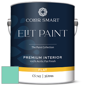 COLOR SMART CS 745 ELIT PAINT глубокоматовая моющаяся краска цвет NCS S 1040-B80G 