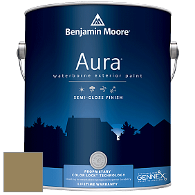 Benjamin Moore Aura 632 Waterborne Exterior Semi-Gloss Finish краска цвет 525 Savannah Shade