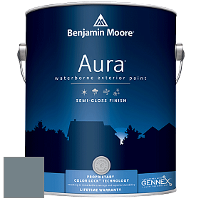 Benjamin Moore Aura 632 Waterborne Exterior Semi-Gloss Finish краска цвет AF-555 