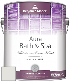 Benjamin Moore Aura 532 Bath & Spa Waterborne Interior Paint Matte Finish краска цвет OC-54 BM OC-54