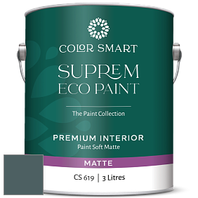 COLOR SMART CS 619 SUPREM ECO PAINT матовая краска цвет 721 Vanderberg Blue
