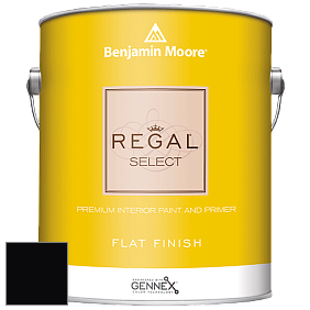 Benjamin Moore 547 Regal Select Waterborne Interior Flat Finish краска цвет RAL 9005 