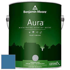 Benjamin Moore Aura 629 Waterborne Exterior Flat Finish краска цвет 811 Old Glory