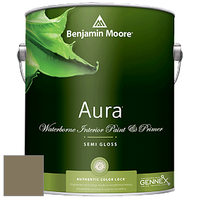 Benjamin Moore Aura 528 Waterborne Interior Semi-gloss Finish краска цвет 511 Pine Grove