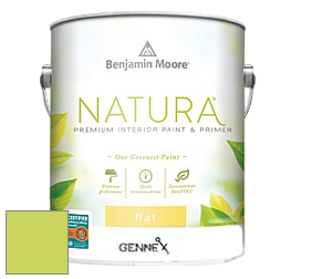 Benjamin Moore 514 Natura Interior Semi-Gloss Finish краска цвет NCS S 0560-G50Y 