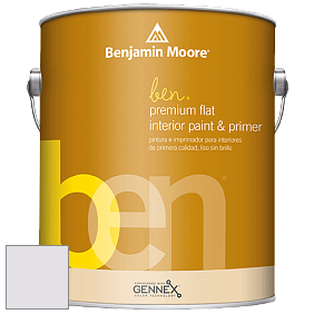 Benjamin Moore Ben W625 Premium Interior Latex Flat краска цвет 2117-70 Dreamy Cloud