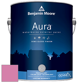 Benjamin Moore Aura 632 Waterborne Exterior Semi-Gloss Finish краска цвет 1347 Pink Ladies