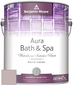 Benjamin Moore Aura 532 Bath & Spa Waterborne Interior Paint Matte Finish краска цвет AF-610 
