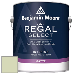Benjamin Moore 548 IRegal Select Interior Paint - Matte краска цвет 535 Soothing Green