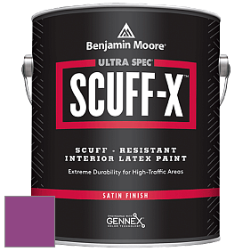 Benjamin Moore 486 Ultra Spec SCUFF-X Interior Satin Finish краска цвет RAL 4008 