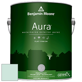 Benjamin Moore Aura 629 Waterborne Exterior Flat Finish краска цвет 597 Quartz Stone