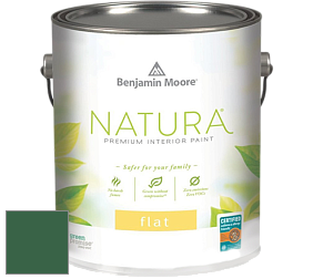 Benjamin Moore 512 Natura Interior Flat Finish матовая краска цвет 2040-10 Rainforest Foliage