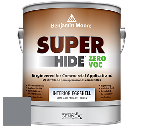 Benjamin Moore 357 Super Hide Zero Voc Interior Eggshell краска цвет 1615 Rock Gray