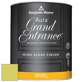 Benjamin Moore Aura 148 Grand Entrance High Gloss эмаль цвет 2027-40 Grape Green