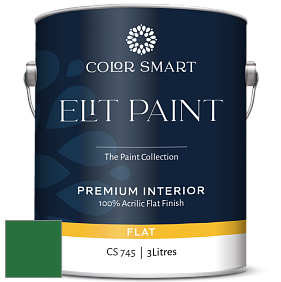 COLOR SMART CS 745 ELIT PAINT глубокоматовая моющаяся краска цвет RAL 6001 
