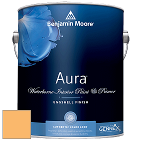 Benjamin Moore Aura 524 Waterborne Interior Eggshell Finish краска цвет 2017-40 Sweet Orange