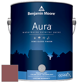 Benjamin Moore Aura 632 Waterborne Exterior Semi-Gloss Finish краска цвет 1281 Tawny Port