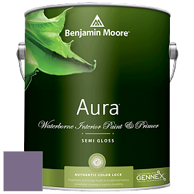 Benjamin Moore Aura 528 Waterborne Interior Semi-gloss Finish краска цвет 1385 Cupid's Dart
