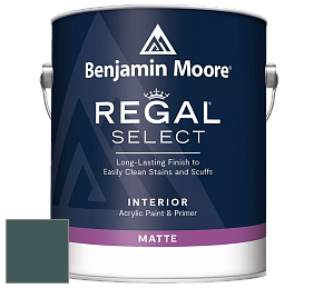 Benjamin Moore 548 IRegal Select Interior Paint - Matte краска цвет 2053-10 Mallard Green