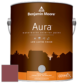 Benjamin Moore Aura 634 Waterborne Exterior Low Lustre Finish краска цвет 2084-20 Maple Leaf Red