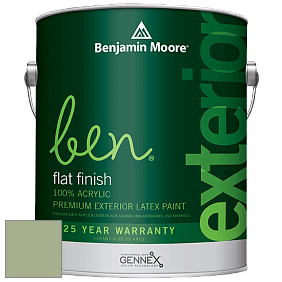 Benjamin Moore Ben 541 Waterborne Exterior Flat Finish краска цвет AF-450 