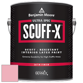 Benjamin Moore 486 Ultra Spec SCUFF-X Interior Satin Finish краска цвет 1333 Romance