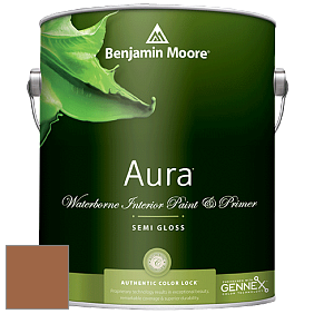 Benjamin Moore Aura 528 Waterborne Interior Semi-gloss Finish краска цвет AF-220 