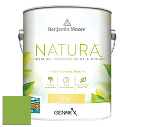 Benjamin Moore 514 Natura Interior Semi-Gloss Finish краска цвет 420 Apple Lime Cocktail