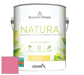 Benjamin Moore 514 Natura Interior Semi-Gloss Finish краска цвет 2000-40 Strawberry Shortcake