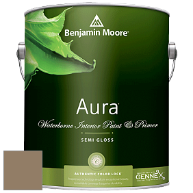 Benjamin Moore Aura 528 Waterborne Interior Semi-gloss Finish краска цвет AF-110 