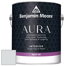 Benjamin Moore Aura 522 Interior Paint - Matte краска цвет 871 Pearl River