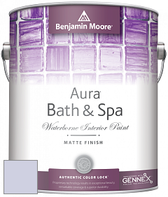 Benjamin Moore Aura 532 Bath & Spa Waterborne Interior Paint Matte Finish краска цвет NCS S 1015-R60B 