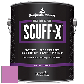 Benjamin Moore 484 Ultra Spec SCUFF-X Interior Matte Finish краска цвет 2076-40 Raspberry Mousse