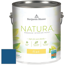 Benjamin Moore 512 Natura Interior Flat Finish матовая краска цвет RAL 5019 