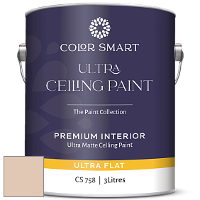 COLOR SMART CS 758 ULTRA CEILING PAINT ультраматовая краска цвет 1121 Havana Tan