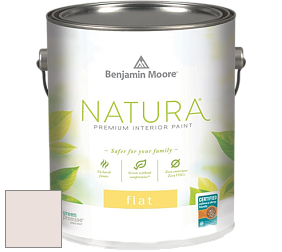 Benjamin Moore 512 Natura Interior Flat Finish матовая краска цвет 1373 Silky Smooth