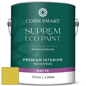 COLOR SMART CS 619 SUPREM ECO PAINT матовая краска цвет 399 Exotic Lime