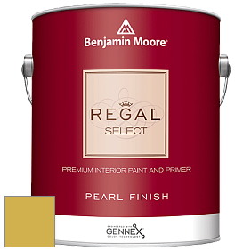 Benjamin Moore 550 Regal Select Waterborne Interior Pearl Finish краска цвет 371 Bright Gold